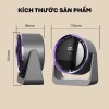 Quạt Để Bàn Tích Điện Xoay Gập 90° Động Cơ Không Chổi Than - Làm Mát Nhanh, Năng Lượng Thấp 8