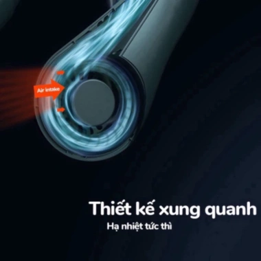 Quạt Đeo Cổ Không Cánh 3 Mức Gió Tuỳ Chỉnh Thời Trang Du Lịch Giá 95.000₫ 7