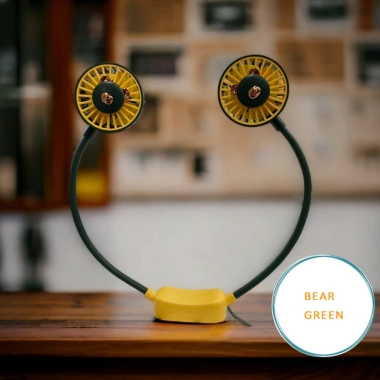 Quạt đeo cổ mini 360 làm mát - 3 chế độ, pin 4.000mAh sạc USB tiện lợi 10