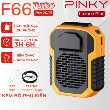 Quạt Đeo Thắt Lưng 6.000mAh Tích Điện & Sạc Dự Phòng, Quạt Đeo Hông Pin Sạc Công Suất Lớn - 179k 10