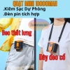 Quạt đeo thắt lưng F13 pin 10.000mAh, công suất cao, sạc dự phòng & đèn pin 3