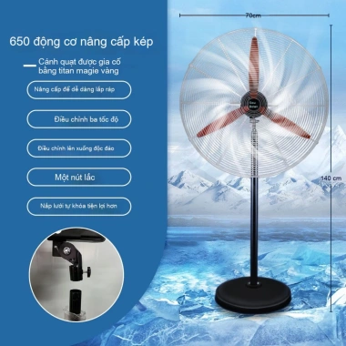 Quạt điện công nghiệp mạnh mẽ – Quạt tường & sàn công suất cao, loại bỏ formaldehyde, giảm giá 17% chỉ 974.400₫ 11 Quạt điện công nghiệp mạnh mẽ – Quạt tường & sàn công suất cao, loại bỏ formaldehyde, giảm giá 17% chỉ 974.400₫ 11