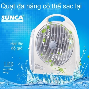 Quạt điện sạc SUNCA New Jia SF-299AL 10 inch khẩn cấp, yên tĩnh, giá 751.800₫ 2 Quạt điện sạc SUNCA New Jia SF-299AL 10 inch khẩn cấp, yên tĩnh, giá 751.800₫ 2