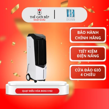 Quạt Điều Hòa Boss S102 - Nhiều cấp độ gió, dung tích lớn, vệ sinh dễ dàng, chỉ 3,990,000₫
