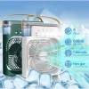 Quạt điều hòa hơi nước mini 600ml - 3 chế độ phun sương để bàn, 155.000 VND