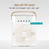 Quạt Điều Hoà Mini 5 Lỗ Phun Sương USB 600ml Đèn LED 7 Màu Giá 114.076₫