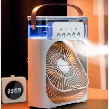 Quạt Điều Hoà Mini 5 Lỗ Phun Sương USB 600ml Đèn LED 7 Màu Giá 114.076₫ 2 Quạt Điều Hoà Mini 5 Lỗ Phun Sương USB 600ml Đèn LED 7 Màu Giá 114.076₫ 2