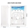 Quạt Điều Hoà Mini 5 Lỗ Phun Sương USB 600ml Đèn LED 7 Màu Giá 114.076₫ 5