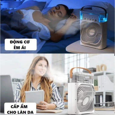 Quạt Điều Hoà Mini 5 Lỗ Phun Sương USB 600ml Đèn LED 7 Màu Giá 114.076₫ 9 Quạt Điều Hoà Mini 5 Lỗ Phun Sương USB 600ml Đèn LED 7 Màu Giá 114.076₫ 9