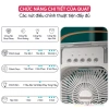 Quạt điều hoà mini để bàn 3 chế độ gió, bình 600ml, đèn LED - Giá 150.000đ 8