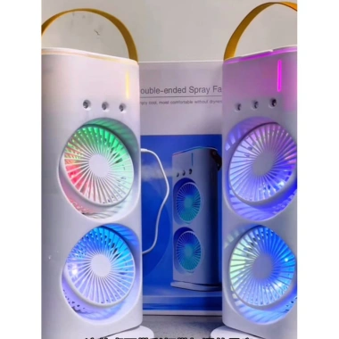 Quạt Điều Hòa Phun Sương Tích Điện 6-8h, Đèn LED, 2 Cánh Gió - Giá 131.800 VND 3 Quạt Điều Hòa Phun Sương Tích Điện 6-8h, Đèn LED, 2 Cánh Gió - Giá 131.800 VND 3