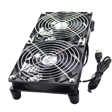 Quạt định tuyến PC USB đôi SADYUELE 120mm 5V Điều khiển tốc độ luồng khí mạnh mẽ 2