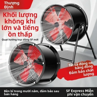 Quạt dòng chảy trục 220V, quạt ống cột công suất cao, hút công nghiệp, thông gió mạnh - Giá 1.563.800 VND 3 Quạt dòng chảy trục 220V, quạt ống cột công suất cao, hút công nghiệp, thông gió mạnh - Giá 1.563.800 VND 3