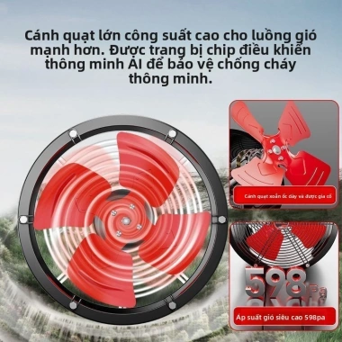 Quạt dòng chảy trục 220V, quạt ống cột công suất cao, hút công nghiệp, thông gió mạnh - Giá 1.563.800 VND 8 Quạt dòng chảy trục 220V, quạt ống cột công suất cao, hút công nghiệp, thông gió mạnh - Giá 1.563.800 VND 8