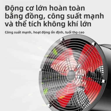 Quạt dòng chảy trục 220V, quạt ống cột công suất cao, hút công nghiệp, thông gió mạnh - Giá 1.563.800 VND 9 Quạt dòng chảy trục 220V, quạt ống cột công suất cao, hút công nghiệp, thông gió mạnh - Giá 1.563.800 VND 9