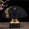 Quạt Gấp Cổ Điển Thêu Viền Hanfu - Tay Cầm Tre, Cotton, Vải Lanh, 104.870₫ 6