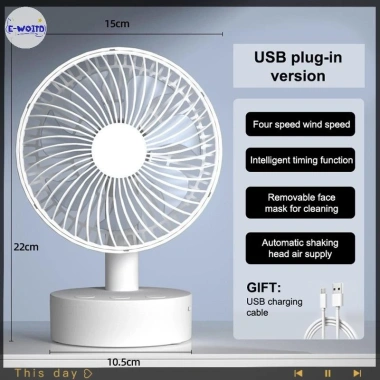 Quạt gấp USB 4 chức năng tốc độ và hẹn giờ, phù hợp ký túc xá, văn phòng, sinh viên 12 Quạt gấp USB 4 chức năng tốc độ và hẹn giờ, phù hợp ký túc xá, văn phòng, sinh viên 12