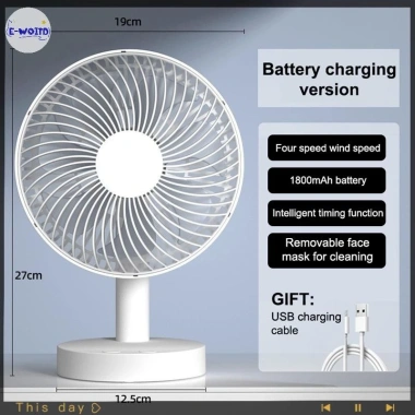 Quạt gấp USB 4 chức năng tốc độ và hẹn giờ, phù hợp ký túc xá, văn phòng, sinh viên 32 Quạt gấp USB 4 chức năng tốc độ và hẹn giờ, phù hợp ký túc xá, văn phòng, sinh viên 32