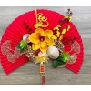 Quạt giấy đỏ trang trí Tết - Decor góc Tết sang trọng, kèm móc treo, giảm giá 120.000₫ giá gốc 148.800₫ 7