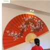 Quạt Giấy Hoa Anh Đào 110cm Treo Tường - Trang Trí Tết Nhà Hàng, Quán Cà Phê, Văn Phòng, 190k 2