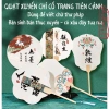 Quạt Giấy Xuyên Chỉ Viết Thư Pháp Nghệ Thuật Cổ - Phụ Kiện Hàn Học Việt Phục Cổ 2