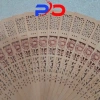 Quạt gỗ trắng và đỏ tua ngọc vân - gấp gọn, decor Tết, giỏ quà, chỉ 9.000đ 6