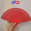 Quạt gỗ trắng và đỏ tua ngọc vân - gấp gọn, decor Tết, giỏ quà, chỉ 9.000đ 7