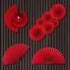 Quạt gỗ tre cầm tay phong cách trang trí nhà cửa, tháp bánh, nước tết, cosplay cổ trang – Giá chỉ 12.000₫ 9