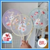Quạt gỗ tròn cổ trang cầm tay vải lụa thêu – chụp ảnh áo dài Tết giá 29.000đ