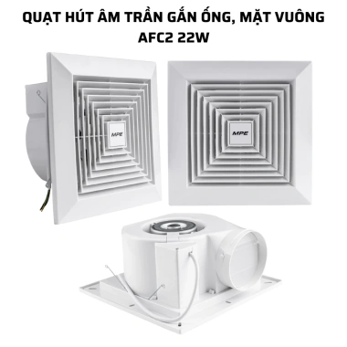 Quạt hút âm trần MPE AFC2 22‑27W – Mặt che bảo vệ, lọc mùi đồ ăn, khí gas, giá chỉ 463.969₫ 7 Quạt hút âm trần MPE AFC2 22‑27W – Mặt che bảo vệ, lọc mùi đồ ăn, khí gas, giá chỉ 463.969₫ 7
