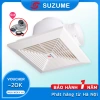 Quạt hút âm trần SUZUME 8-12 inch - Quạt thông gió, hút mùi nhà vệ sinh, tặng 1m ống hút, giảm giá 22%
