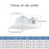 Quạt hút âm trần SUZUME 8-12 inch - Quạt thông gió, hút mùi nhà vệ sinh, tặng 1m ống hút, giảm giá 22% 8
