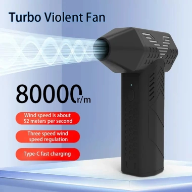 Quạt hút bụi di động 130.000 RPM - Mini 52m/s, sạch điện tử, cắm trại, 583.999đ