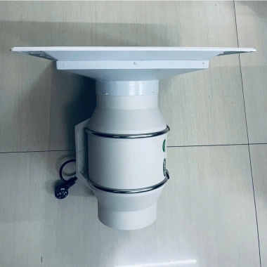 Quạt hút mùi bếp COMBO 1 quạt, máng thu, ống bạc 2m - Giá chỉ 599.000 VND