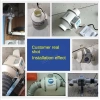 Quạt hút mùi bếp COMBO 1 quạt, máng thu, ống bạc 2m - Giá chỉ 599.000 VND 9