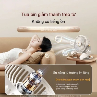Quạt kẹp USB Xiaoyan yên tĩnh - Đèn ngủ, dùng bàn, pin lâu, chỉ 116.200 VND 7 Quạt kẹp USB Xiaoyan yên tĩnh - Đèn ngủ, dùng bàn, pin lâu, chỉ 116.200 VND 7