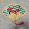 Quạt lá cọ truyền thống cầm tay, tự nhiên chống muỗi mùa hè, rơm dệt thủ công 3
