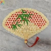 Quạt lá cọ truyền thống cầm tay, tự nhiên chống muỗi mùa hè, rơm dệt thủ công 4