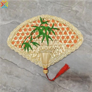 Quạt lá cọ truyền thống cầm tay, tự nhiên chống muỗi mùa hè, rơm dệt thủ công 5 Quạt lá cọ truyền thống cầm tay, tự nhiên chống muỗi mùa hè, rơm dệt thủ công 5
