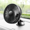 Quạt làm mát 2 đầu gắn ghế sau ô tô Xoay 360 độ, công suất lớn, bảo hành 12 tháng 9