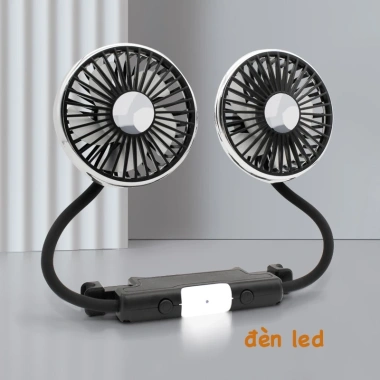 Quạt Làm Mát Ôtô USB 10W - 3 Cấp Độ Gió, Motor Êm Ái, Không Ồn, Giá 169k 2