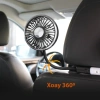 Quạt Làm Mát Ôtô USB 10W - 3 Cấp Độ Gió, Motor Êm Ái, Không Ồn, Giá 169k 3