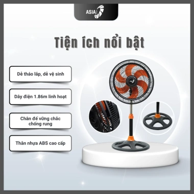 Quạt Lửng TEFAL TURBO PLUS VY638.891 Đen - Công suất mạnh, giá 534k