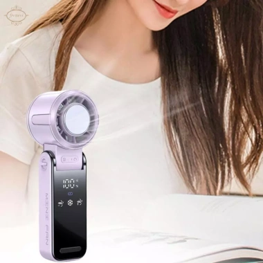 Quạt mini cầm tay gập gọn, tiện đọc sách và du lịch tại nhà, giá 381.700₫ 3