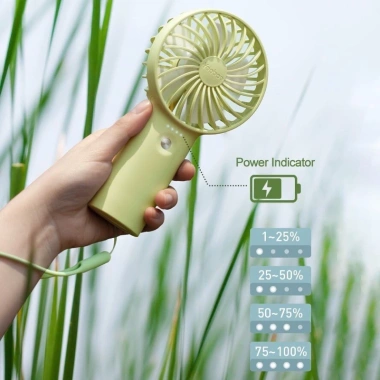 Quạt mini cầm tay Yoobao F3 3.000/6.000mAh - Pin bền 26h, bảo hành 12 tháng, giá 199k 10 Quạt mini cầm tay Yoobao F3 3.000/6.000mAh - Pin bền 26h, bảo hành 12 tháng, giá 199k 10