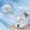 Quạt mini để bàn và treo tường, dao động mạnh, pin lâu dài, điều khiển từ xa, phù hợp ký túc xá - Giá 360.500 VND 2