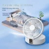 Quạt mini để bàn và treo tường, dao động mạnh, pin lâu dài, điều khiển từ xa, phù hợp ký túc xá - Giá 360.500 VND 3