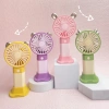 Quạt Mini Hoạt Hình Dễ Thương - Tích Điện, Sạc USB, Cầm Tay Phong Cách