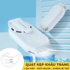 Quạt Mini kẹp khẩu trang - Làm mát, lọc không khí, khử khuẩn, chống bí thở, 120k 3