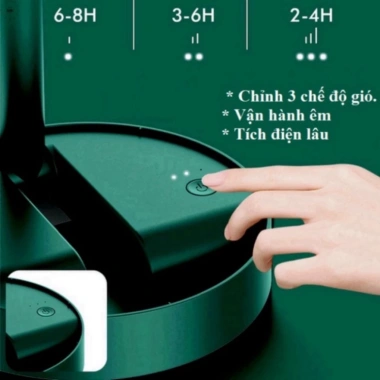 Quạt mini tích điện gấp gọn 3 cấp gió, siêu bền, sạc USB, giá 80.000đ